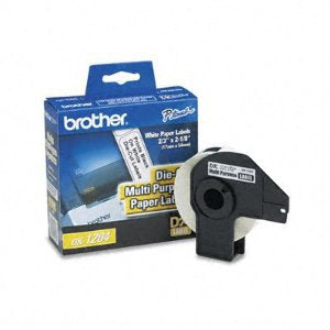 Etiqueta Térmica Brother Dk1204 Blanca De Papel 400 Etiquetas 17 Mm Ancho X 54.3 Largo. Impresión En Negro. Ql800 / Ql810W Ql1110Nwb.Ql800