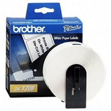 Etiquetas Brother Dk1208 Blanca De Papel 400 38 Mm Ancho X 90.3 Largo. Impresión En Negro. Ql800 / Ql810W Ql1110Nwb.