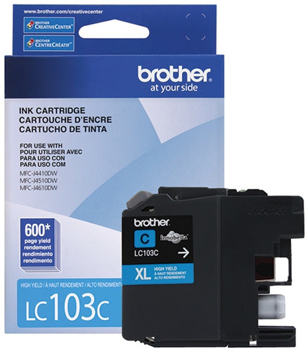 Cartucho Brother Lc103C De Tinta Cyan