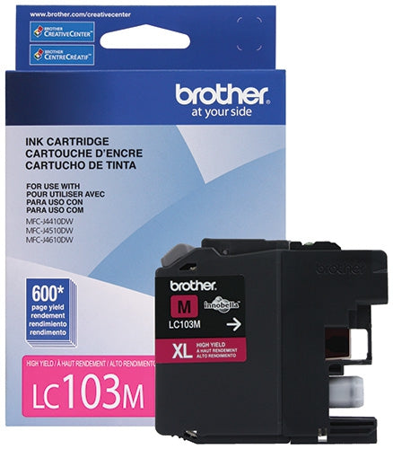 Cartucho Brother Lc103M De Tinta Magenta