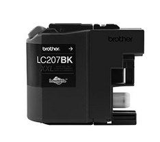 Cartucho Brother Lc207Bk Negro Inyección De Tinta