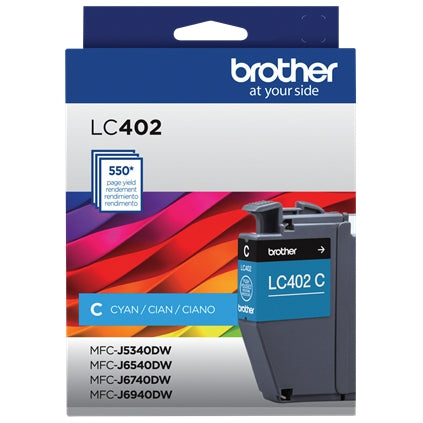 Cartucho Brother Lc402C De Tinta Cyan