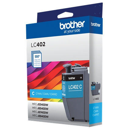 Cartucho Brother Lc402C De Tinta Cyan