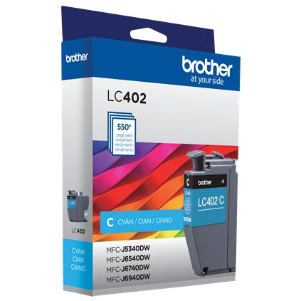 Cartucho Brother Lc402C De Tinta Cyan