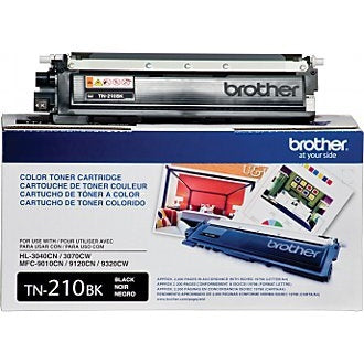 Toner Brother Tn210Bk Negro 2,200 Pag P/Hl3040Cn/3070Cw Mfc9010Cn/9120