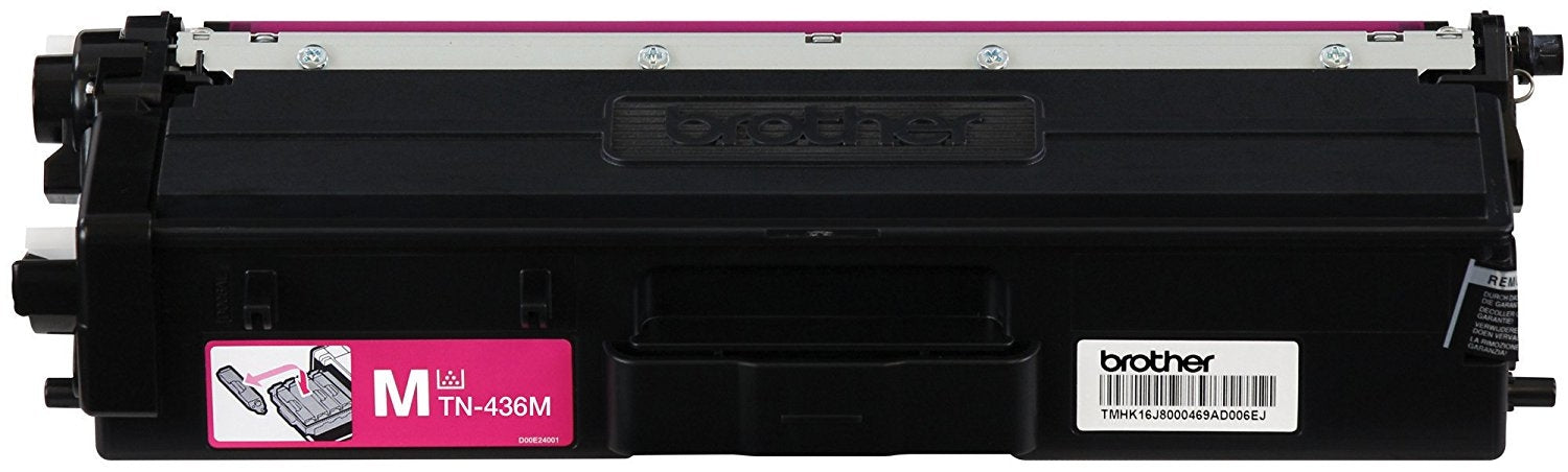 Tóner Brother Tn436M Valor Magenta Rendimiento Aproximado 6500 Páginas