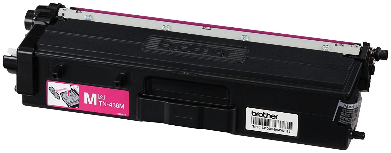 Tóner Brother Tn436M Valor Magenta Rendimiento Aproximado 6500 Páginas