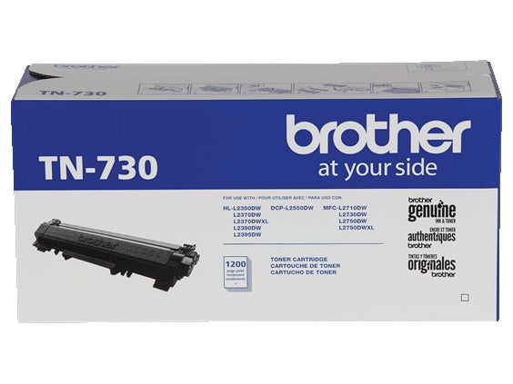 Tóner Brother Tn730 Impresión Láser Negro Dcp-L2550Dw Hl-L2350Dw Hl-L2370Dw Xl Hl-L2390Dw Hl-L2395Dw Mfc-L2710Dw Mfc-L2750Dw