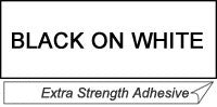 Cinta Brother Tzes261 Etiqueta Blanca Continua Laminada Adhesivo Super Resistente De 36 Mm Ancho X 8 Mts Largo. Impresión En Negro.