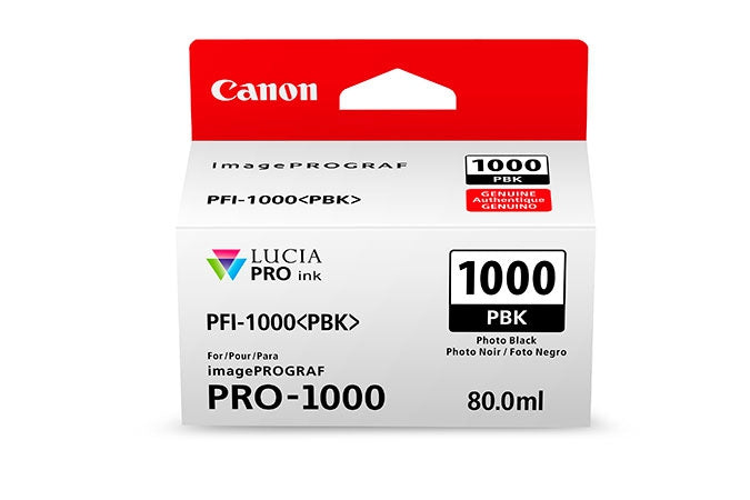 Tanque Canon Pfi-1000 Pbk Negro