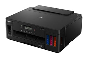 Impresora Canon Pixma G5010, Color, Tinta Continua, 13 Ipm B/N A Color 6 Ipm, Usb, Wifi, Ethernet, Bandeja 350 Hojas, Consumibles Gi-10