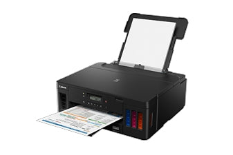 Impresora Canon Pixma G5010, Color, Tinta Continua, 13 Ipm B/N A Color 6 Ipm, Usb, Wifi, Ethernet, Bandeja 350 Hojas, Consumibles Gi-10