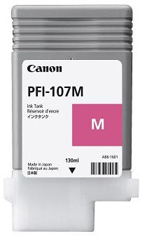 Tanque De Tinta Canon Pfi-107M Magenta Inyección Ampolla