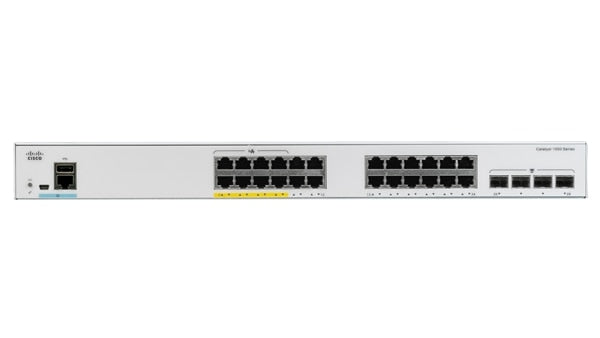 Switch Cisco Catalyst 1000 24 Puertos 10/100/1000 Gigabit, 4X1G Sfp Uplinks