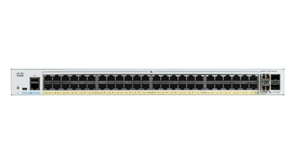 Switch Cisco C1000-48P-4G-L Catalyst Puertos Gigabit Ethernet Poe 4X1G Sfp