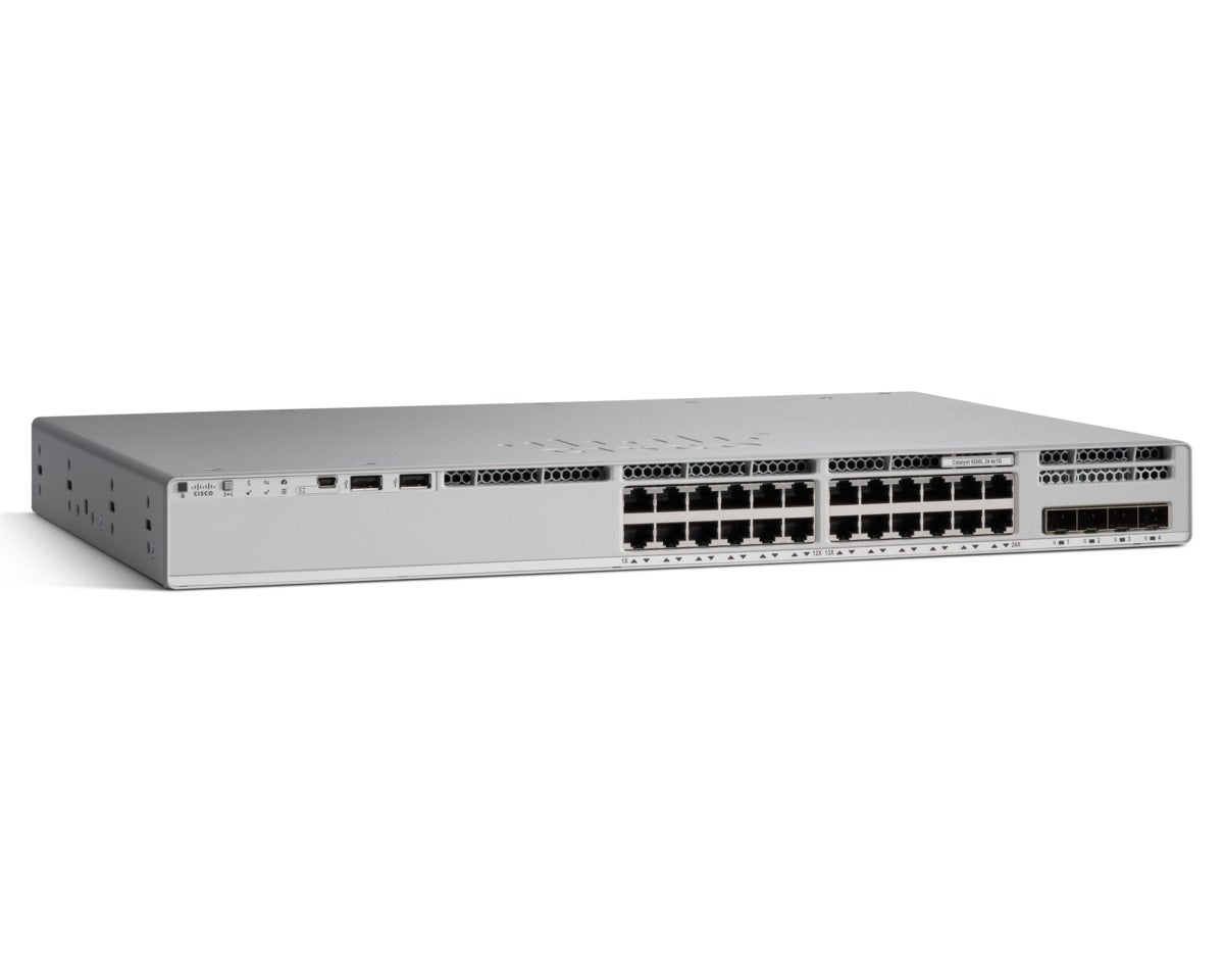 Switch Cisco Catalyst 9200L 24-Port Poe+ 4X1G Uplink Switch, Network Essentials