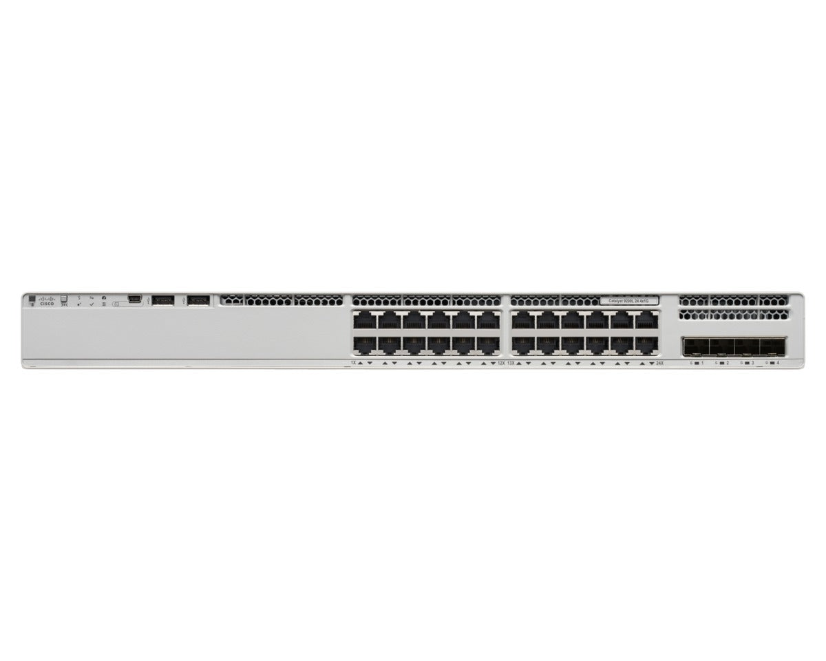 Switch Cisco Catalyst 9200L 24-Port Poe+, 4 X 10G, Network Essentials  (Licenciamiento Dna Obligatorio No Incluido)