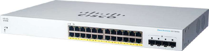 Switch Cisco Cbs220-24P-4G-Na Blanco Puertos
