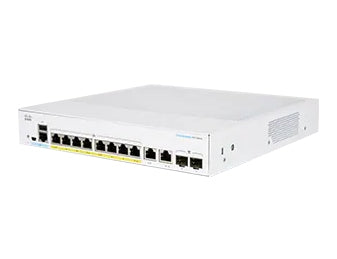 Switch Cisco Cbs350-8Fp-E-2G-Na Blanco Smartnet Se Vende Por Separado