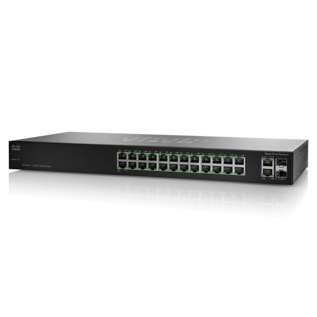 Switch Cisco Sf112-24 Negro 10/100 Base-T(X)
