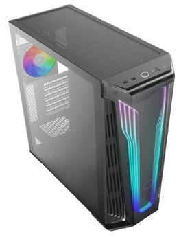 Gabinete Cooler Master Masterbox 540 Con Ventana Argb, Mid-Tower, Mini Itx/Micro Atx/Atx/E-Atx, Usb 3.2, Sin Fuente, Negro