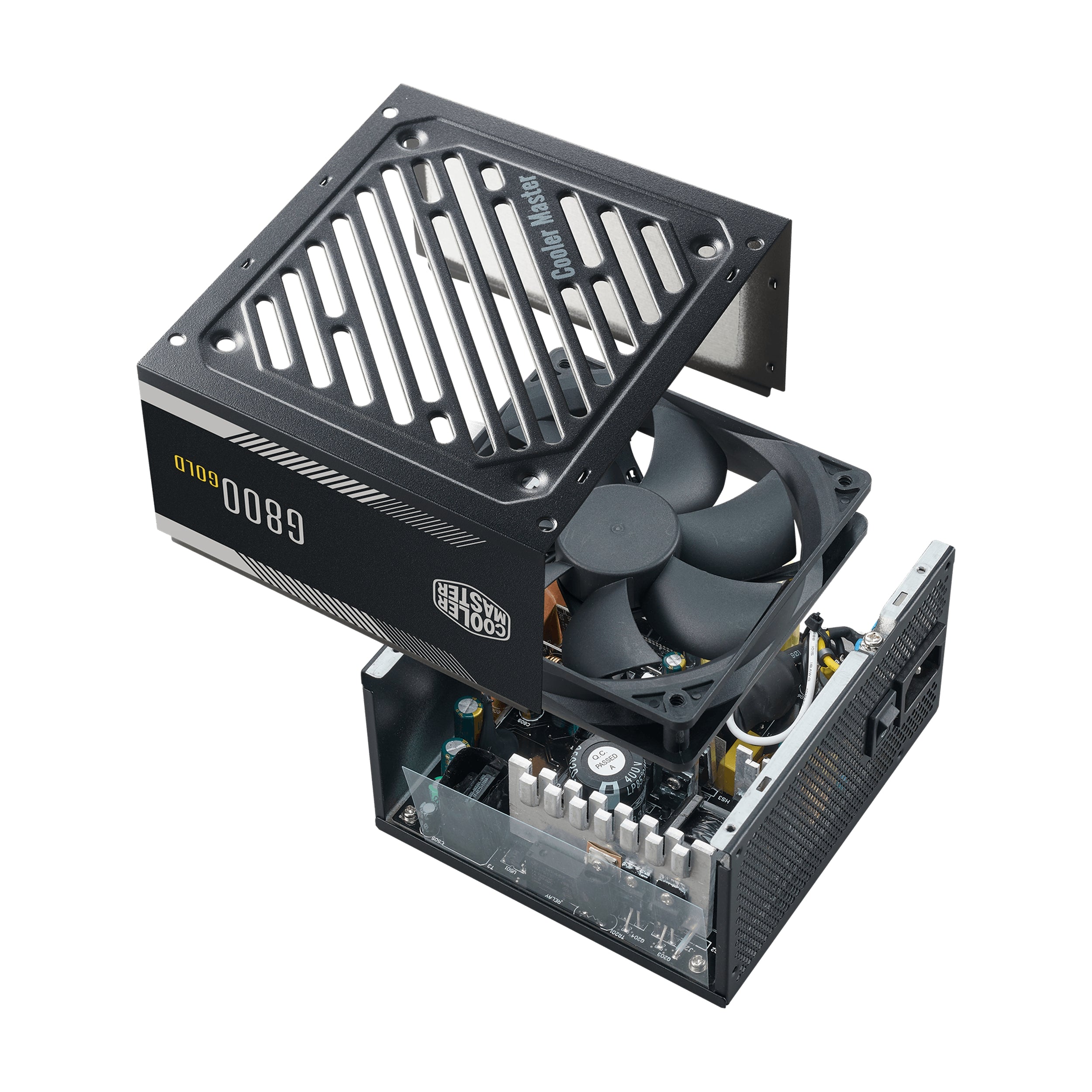 Fuente De Poder Cooler Master 800W Gold Mpw-8001-Acaag-U2 Non-Modular