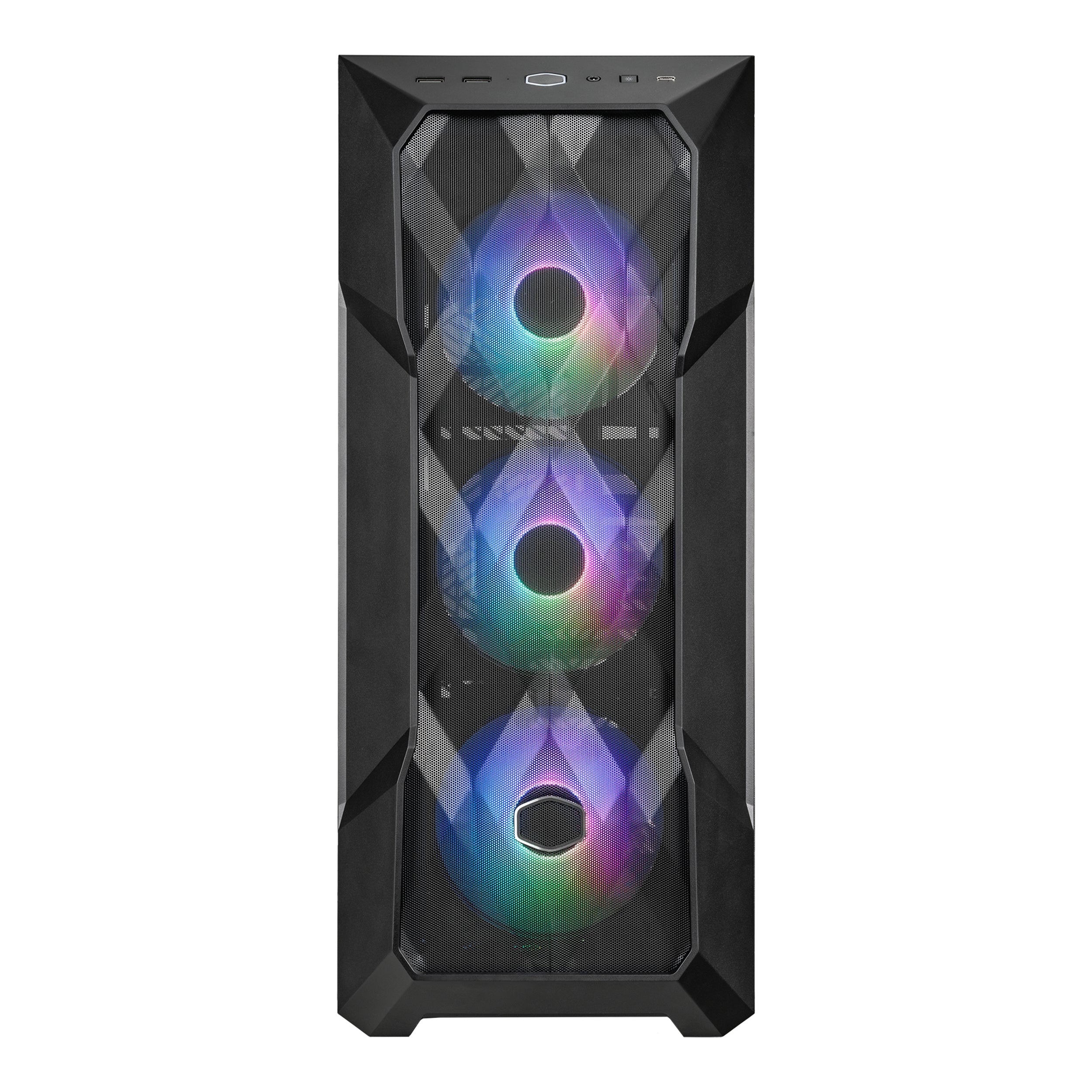 Gabinete Cooler Master Masterbox 500 Con Ventana Rgb, Midi-Tower, Mini-Itx/Micro-Atx/Atx/E-Atx, Negro