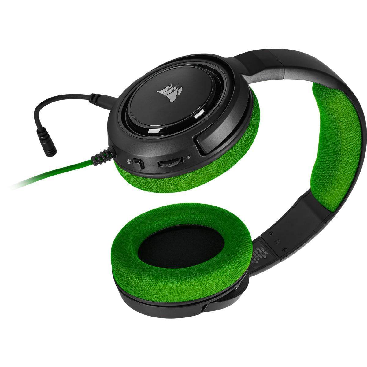 Headset Corsair Hs35 Stereo Gaming Green 3.5 Mm Ca-9011197-Na