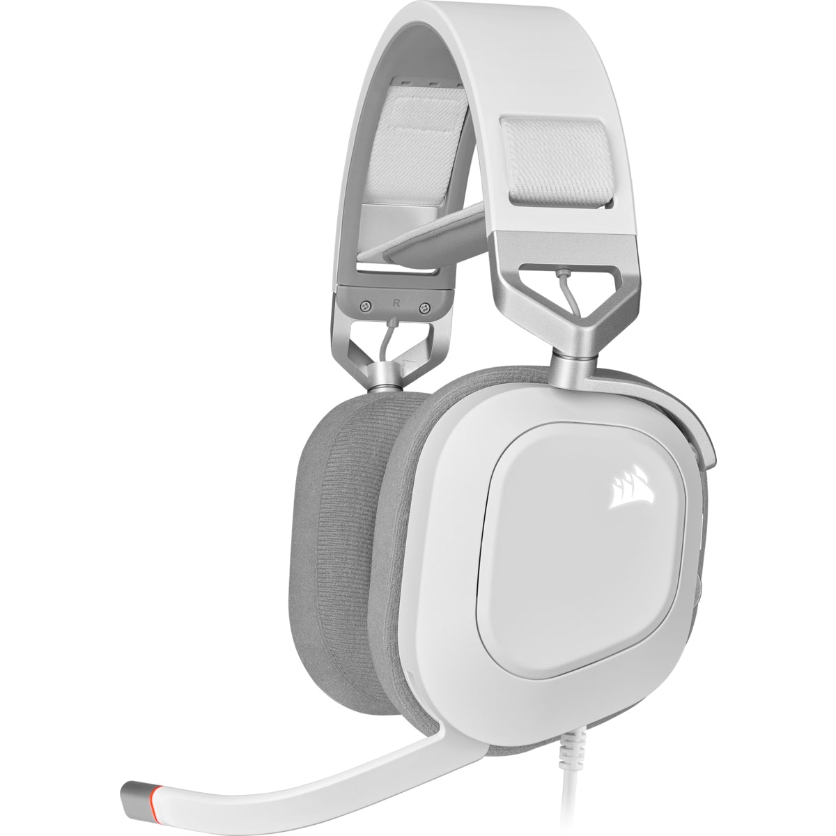 Headset Corsair Hs80 Rgb Usb Wired White Ca-9011238-Na