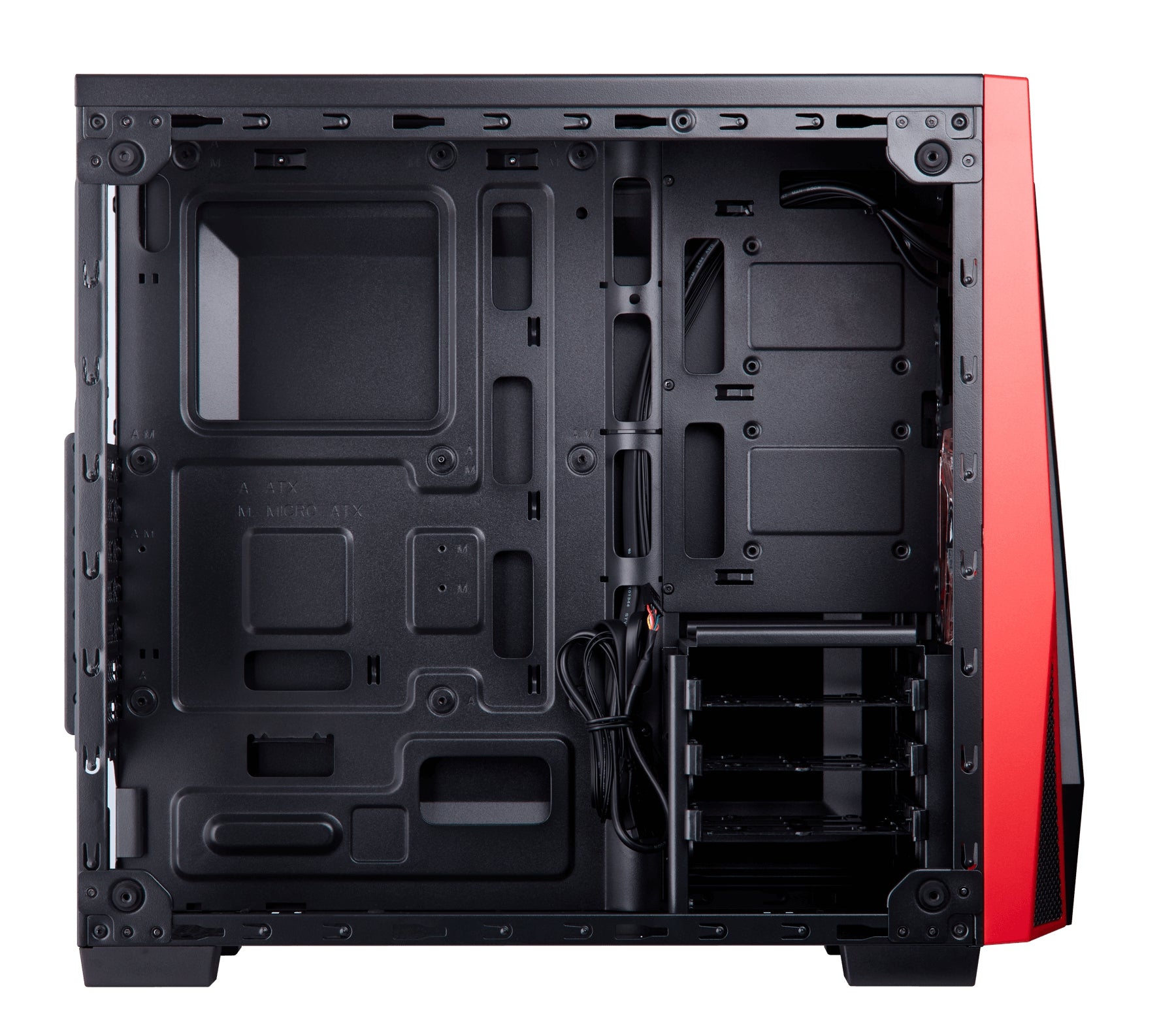 Gabinete Corsair Carbide Spec-04 Black-Red Tg Atx Cc-9011117-Ww