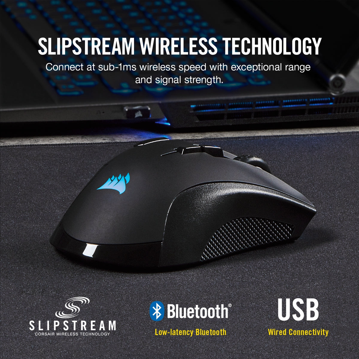 Mouse Corsair Gaming Ironclaw Rgb Wireless 18K Dpi Ch-9317011-Na