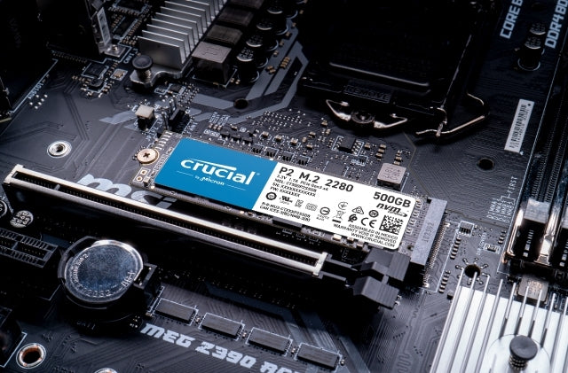 Unidad De Estado Solido Ssd Crucial P2 Nvme M.2 2280 2Tb Pcie Gen 3X4 3Dnand Lect.2400/ Escr.1900 Mb/S