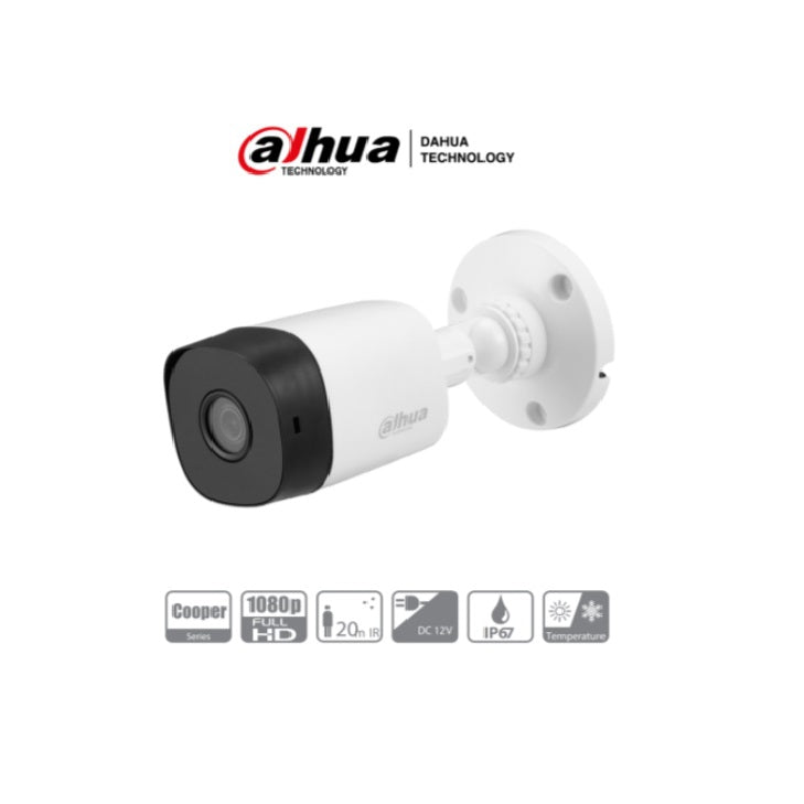 Camara Bala Dahua Cooper Hdcvi 1080P 720P 3.6Mm(Dh-Hac-B1A21N-0360B)