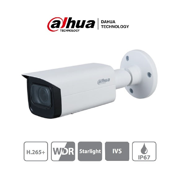 Camara Ip Bullet 4 Megapixeles/Lente Motorizado/Starlight/Ivs/Micro Sd (Dh-Ipc-Hfw2431Tn-Zs-27135-S2)