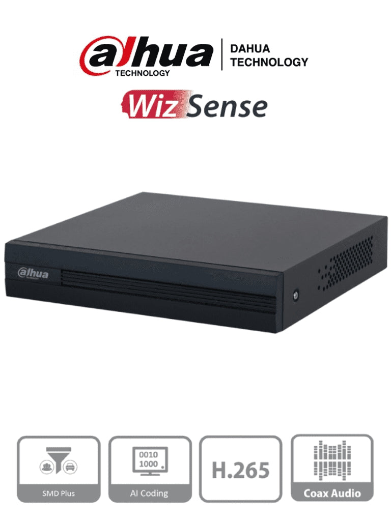 Dahua - Dvr De 4 Canales 1080P Lite / Wizsense // 4 Canales Dht0350010