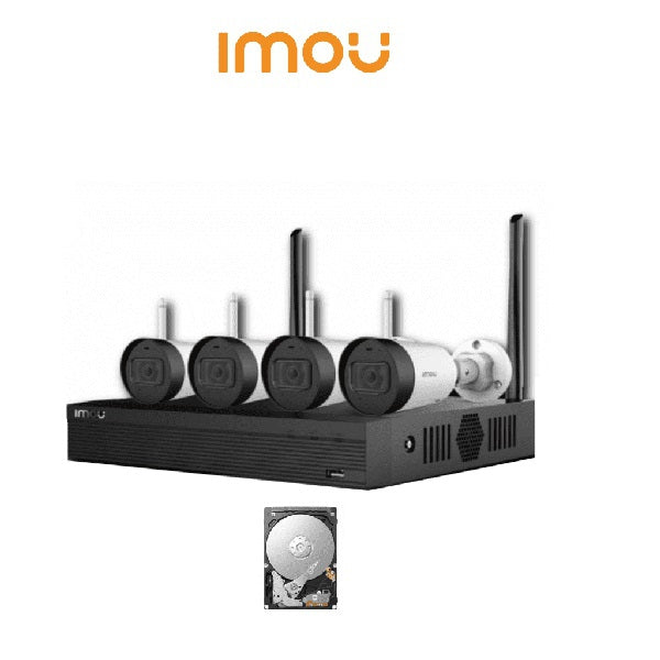 Kit Nvr Dahua Wifi/All (Imou Kit/Nvr1104Hs-W-S2-Fcc-1T/4-G22N-0280B)