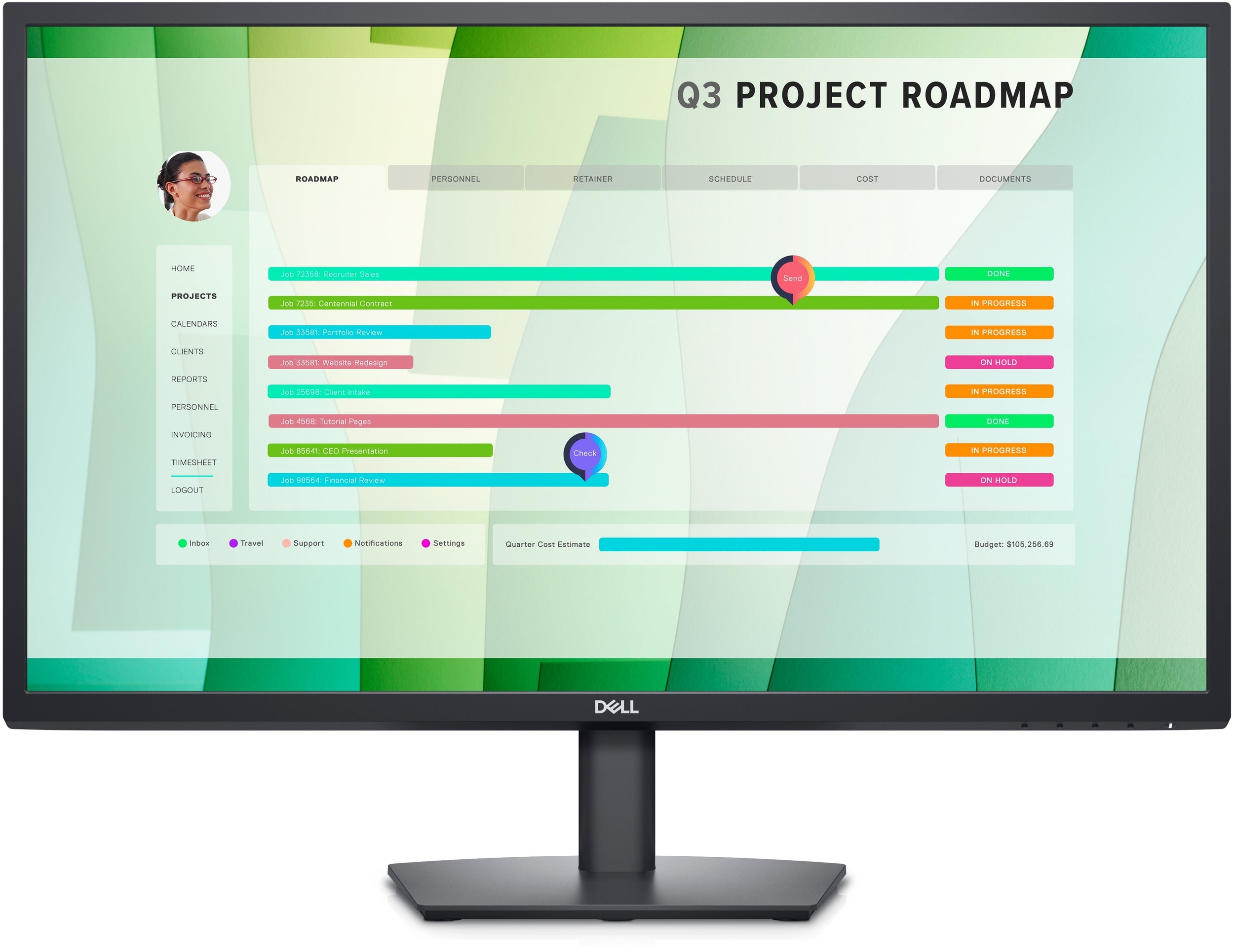 Monitor Lcd Dell E2723Hn | 27 Pulgadas Full Hd | 1920 X 1080 | 60Hz | Vga Hdmi  | 3 Años De Garantia | 210-Bcwv