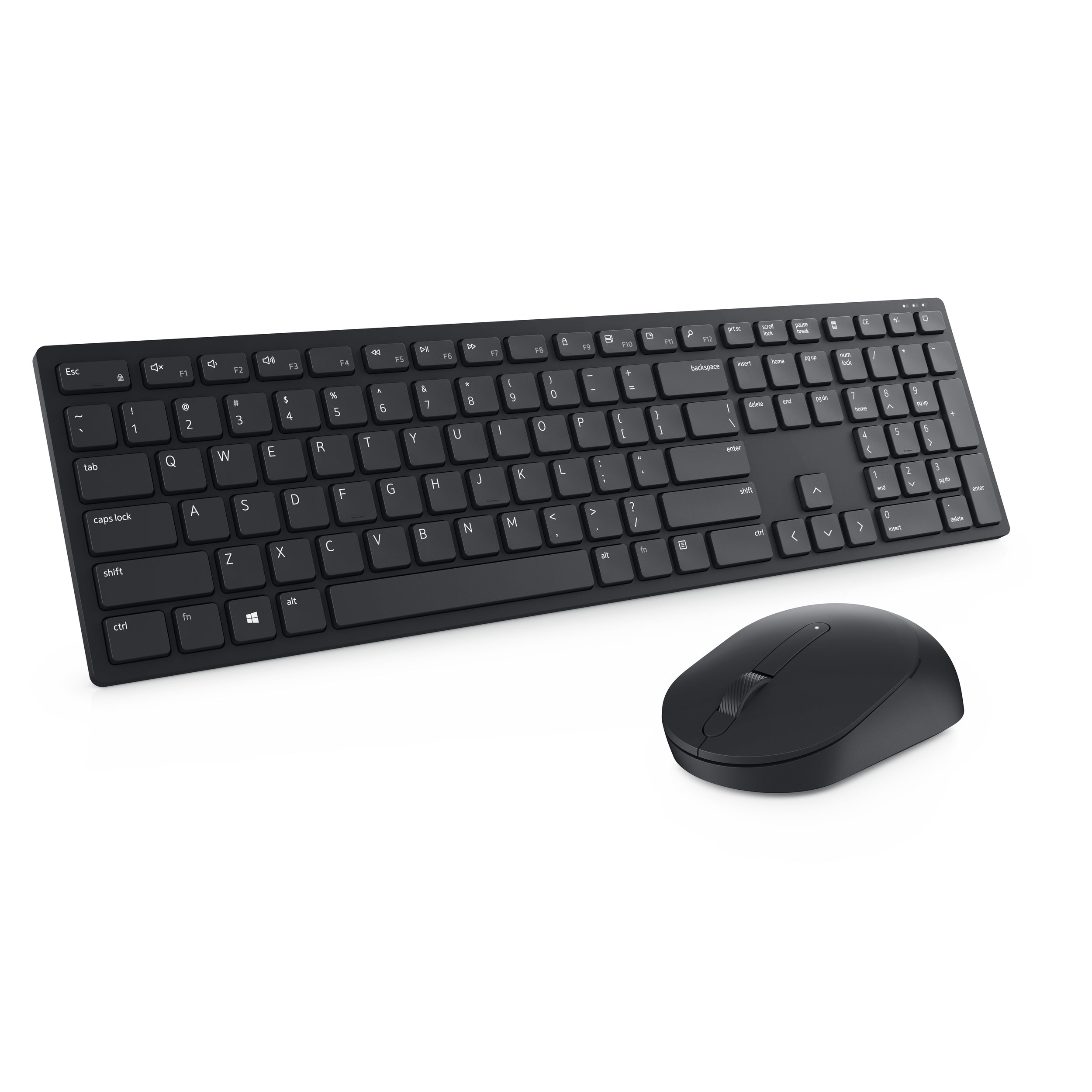 Kit Teclado Y Mouse Dell Km5221 Español Negro