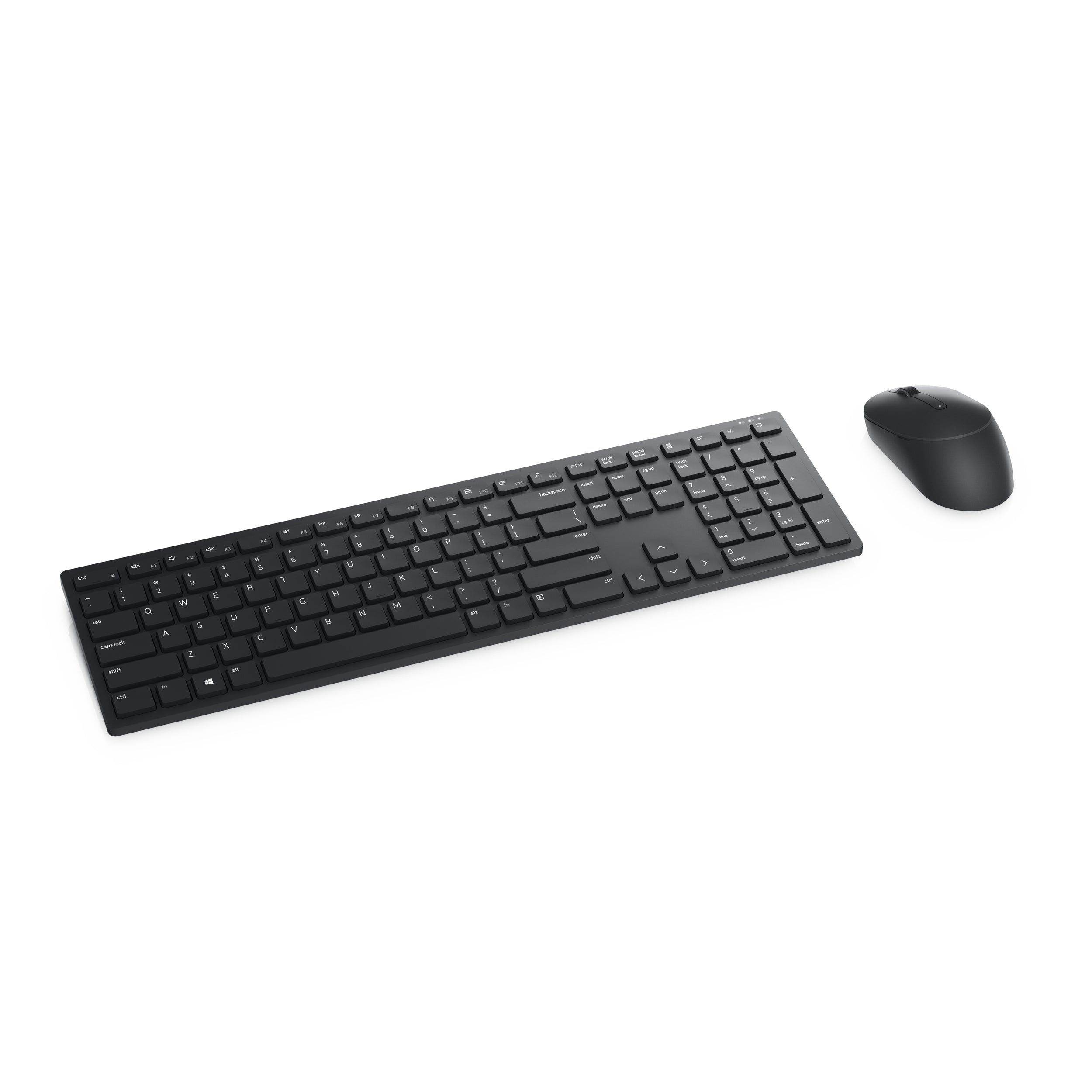 Kit Teclado Y Mouse Dell Km5221 Español Negro