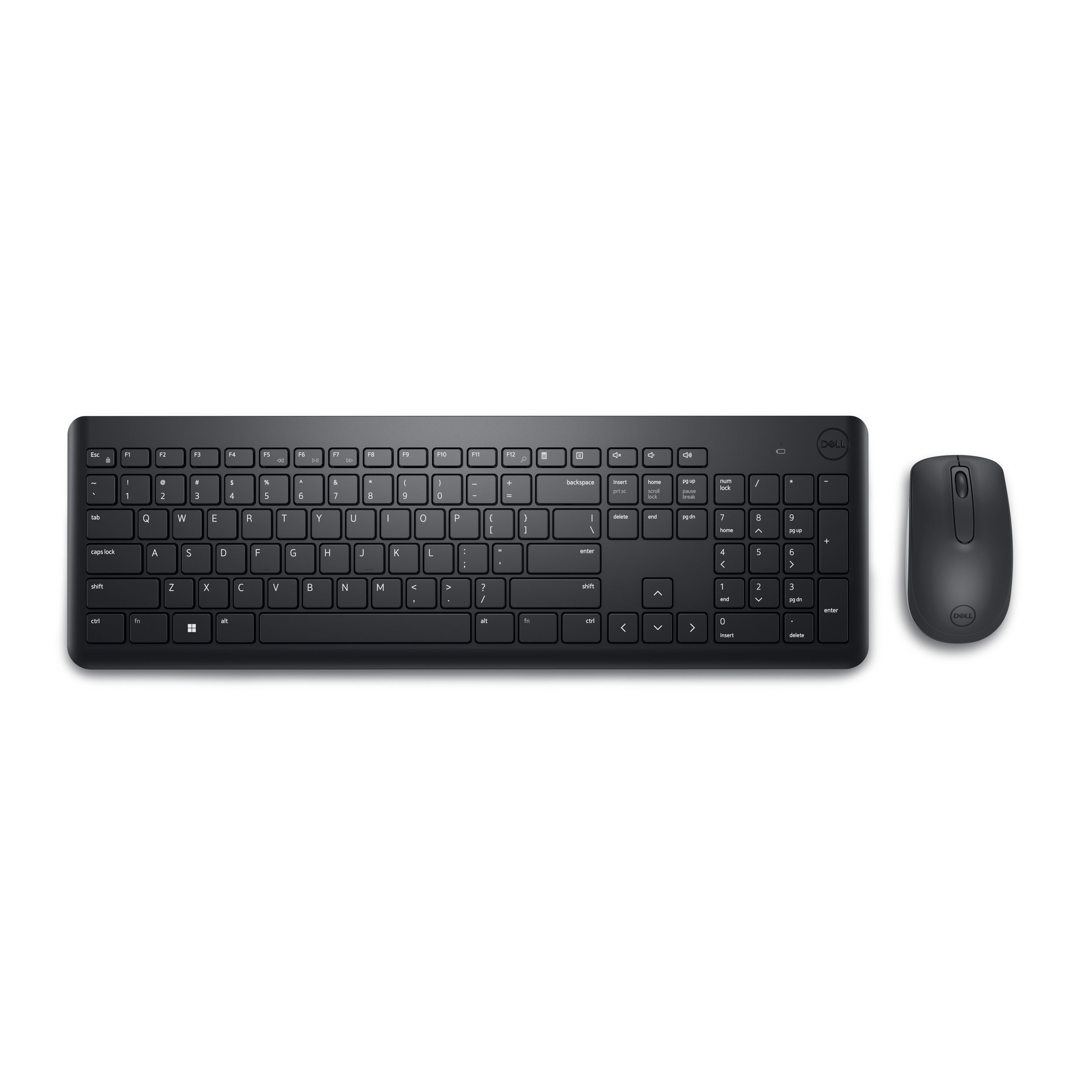 Kit Teclado Y Mouse Km3322W Inalambrico Dell En Español Modelo Color Negro 580-Akcu