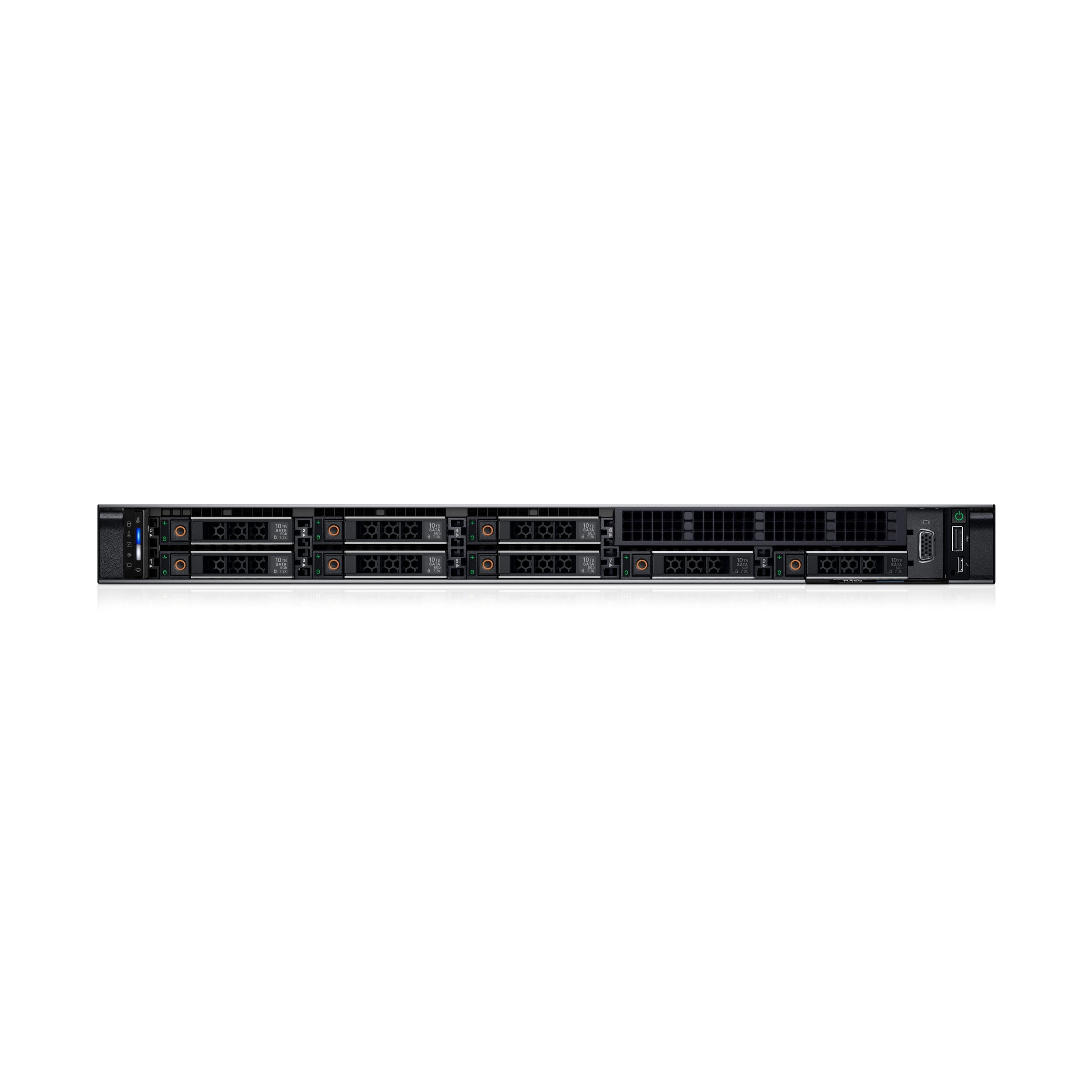 Servidor Dell Poweredge De Rack R450 Xeon Silver 4310 2.1Ghz, 12C/24T 18M Cache /16Gb/ 480Gb Ssd / No Sistema Operativo/ 39 Meses De Garantia Prosupport 7X24 Nbd