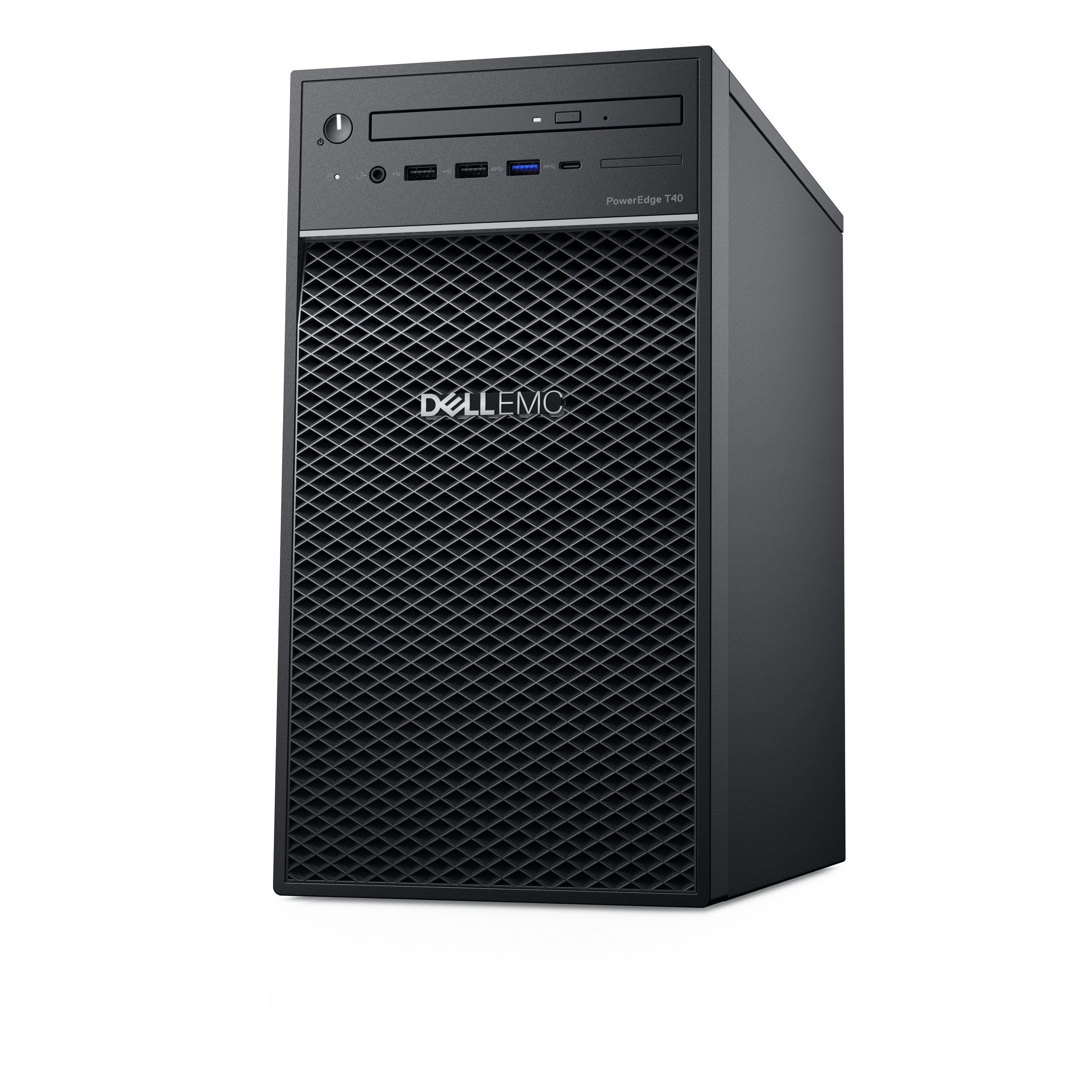 Servidor Dell Poweredge De Torre T40 Xeon E-2224G 3.5 Ghz/ 8Gb/ 1Tb / Dvd+/-Rw / No Sistema Operativo/ 39 Meses De Garantia Basica 5X10 Al Dia Siguiente Laborable