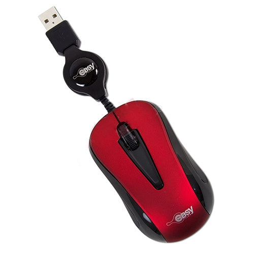 Mouse Easy Line El-993353 Rojo Usb 1000 Dpi