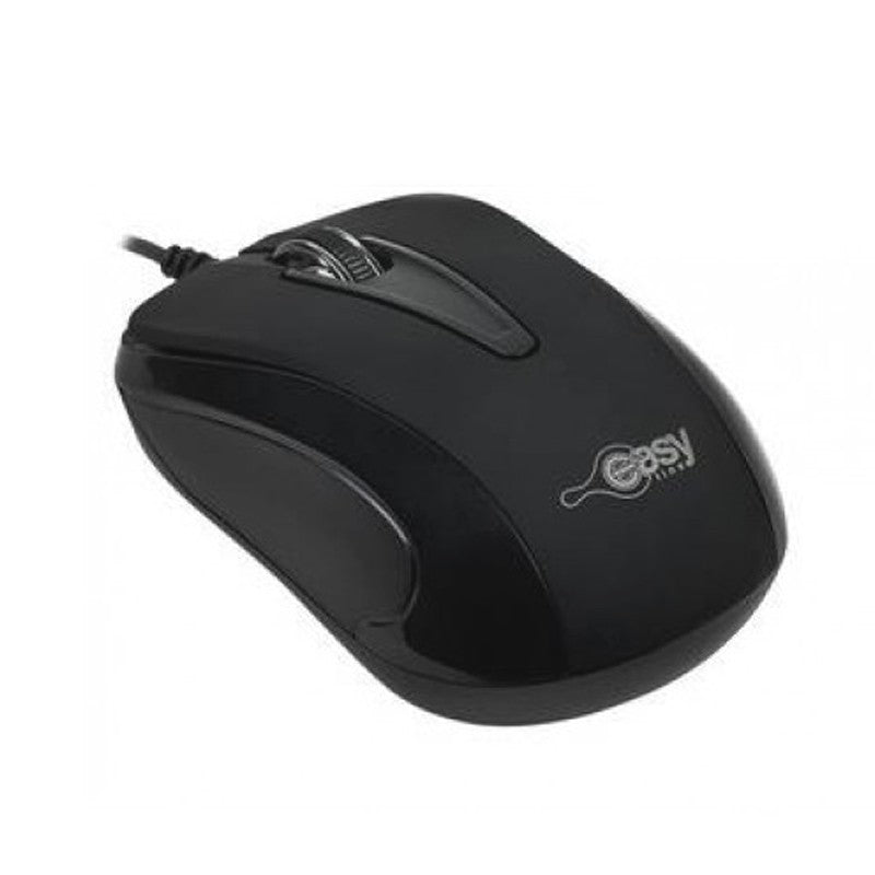 Mouse Easy Line El-993377 Negro Usb 1000 Dpi