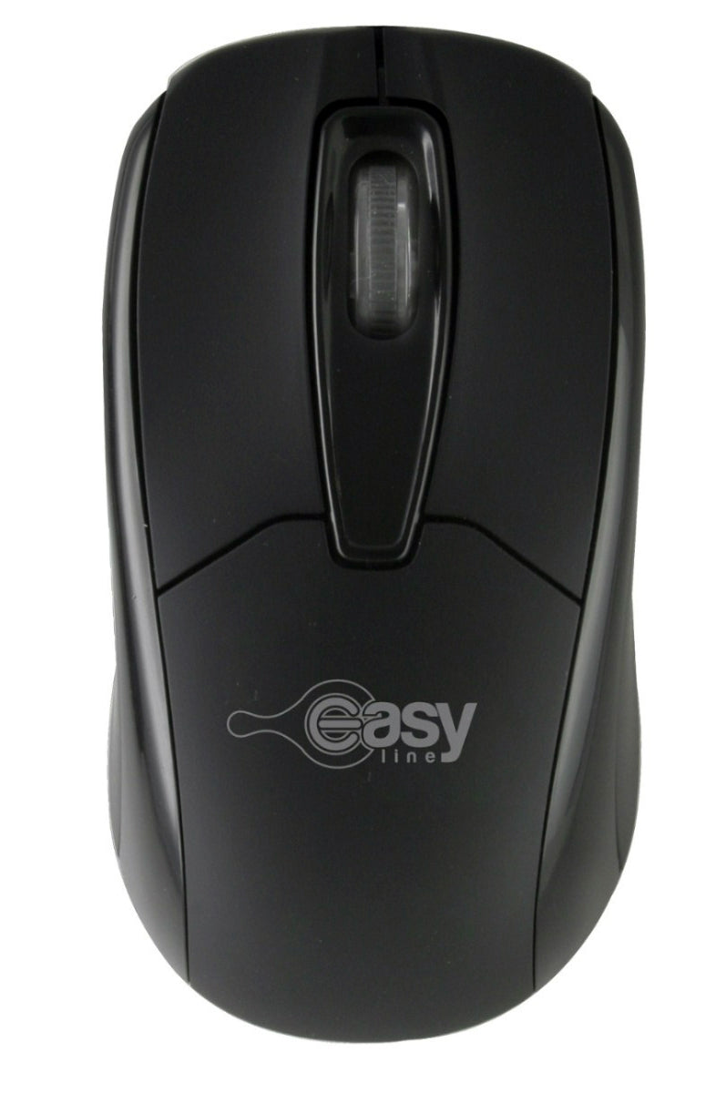 Mouse Easy Line El-993377 Negro Usb 1000 Dpi