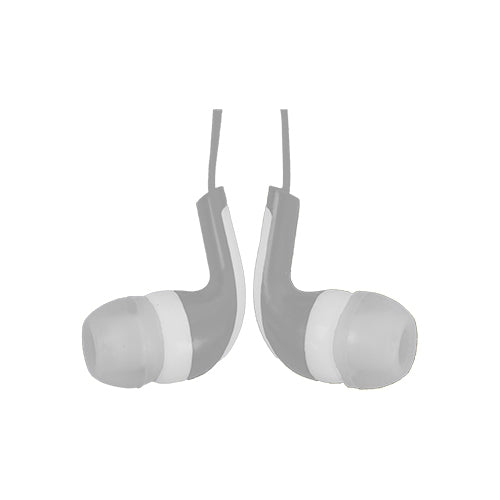 Audífonos In-Ear Easy Line El-995241 Gris/Blanco Alámbrico 3.5 Mm 1.2