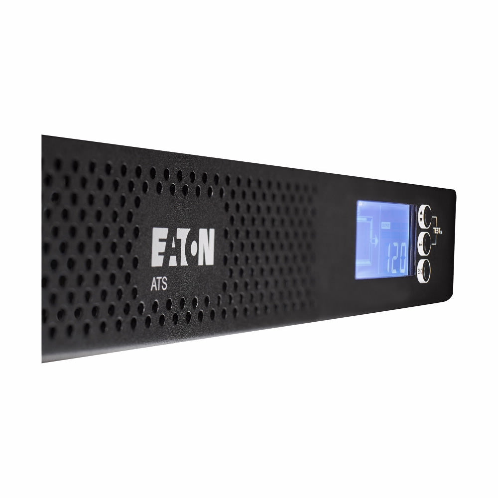 Eaton Ats Rack Pdu, 1U, (2) 5-20P Input, 1.92 Kw Max, 120 V, 16 A, 6 Ft Cord, Single-Phase, Outlets: (10) 5-20 R