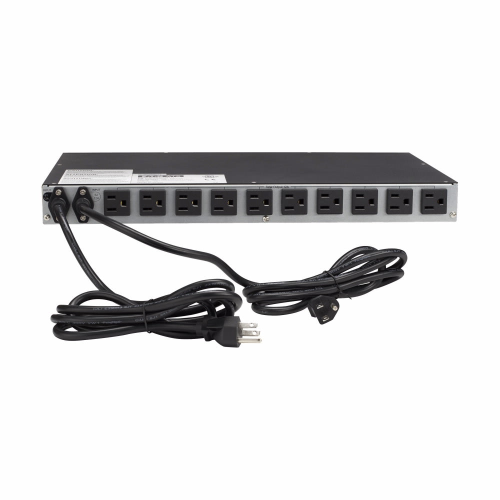 Eaton Ats Rack Pdu, 1U, (2) 5-20P Input, 1.92 Kw Max, 120 V, 16 A, 6 Ft Cord, Single-Phase, Outlets: (10) 5-20 R