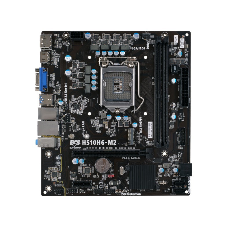 Tarjeta Madre Ecs H510H6-M2 Sata3. /Whlk/Hdmi/Micro Atx(89-206-Ob4105)