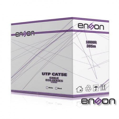 Bobina Enson 12251W305 M Color Blanco Cat5E